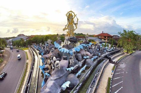 Murti of Shree Rama (Titi Banda) on the outskirts of Denpasar, Bali, INDONESIA Denpasar Bali, Colonial Times, Denpasar, For Wallpaper, Bali, Street View, Quick Saves