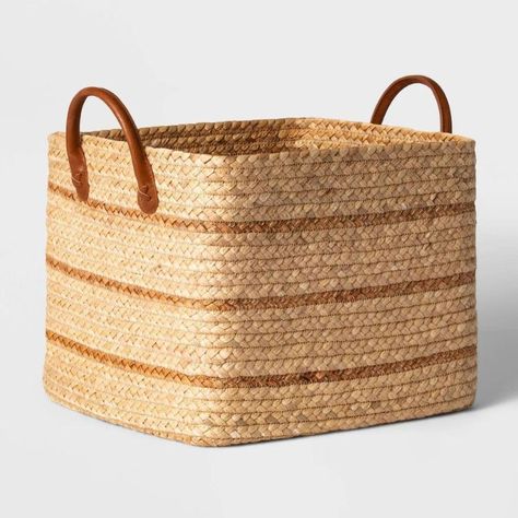 I’m a Home Editor—These Are the Items I Always Recommend Shopping for at Target Water Hyacinth Basket, Hyacinth Basket, Baskets For Shelves, Shoe Basket, Plastic Storage Bins, Water Hyacinth, Knitting Supplies, Stylish Storage Solutions, Large Baskets