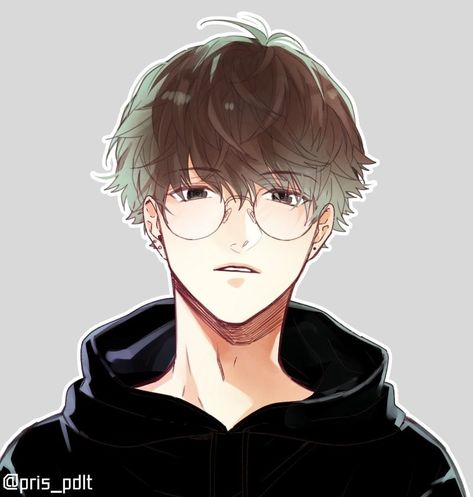 Ken Guys With Glasses, Anime Glasses Boy, Glasses Sketch, Glasses Drawing, Aesthetic Guy, Ken Anime, Anime Hairstyles Male, Anime Head, Anime Inspired Outfits