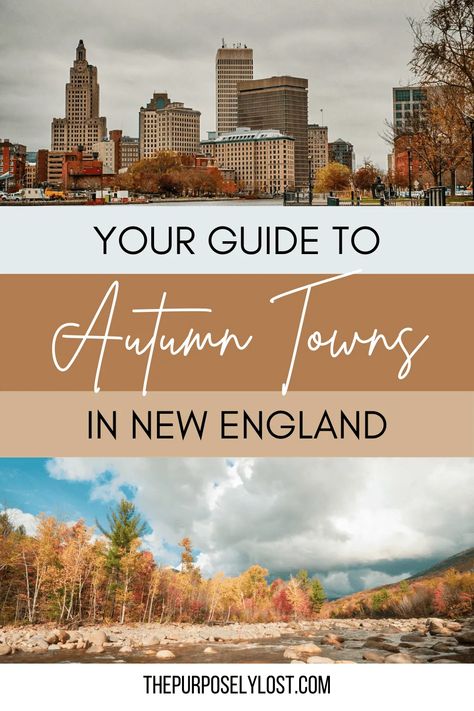 Whether you're looking for a quaint town with a rich history or a picturesque village with a charming downtown, these are the best New England towns in fall to visit for an autumn adventure. Fall Is Here, United States Travel, Best Places To Travel, Thing 1 Thing 2, Good News, Places To Travel, New England, The Good Place, Travel Destinations