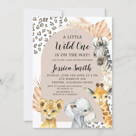 Coed baby shower invitations