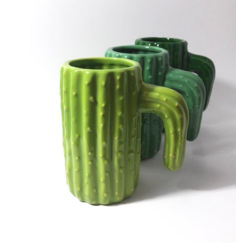 Weird Mugs, Cactus Pottery, Kitchen Crockery, Cactus Mug, Funny Cactus, Cactus Gift, Handmade Ceramic Planters, Cactus Gifts, Globe Decor