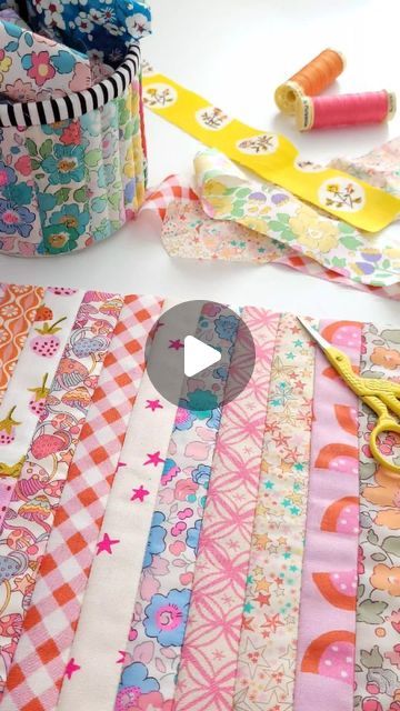 Rosie Taylor on Instagram: "✨️Stripey Patchwork✨️ I'm doing a different type of patchwork for my Zipster Pouch today. It's going to be a teacher gift for the most amazing classroom assistant. She has been super kind and supportive to Erik this year. Someone he feels comfortable talking to. I've chosen some fun fabrics for this special lady 💗 These strips are 1¼" wide by 8½" in height. You need 12 of them for the large Zipster Pouch. They are sewn directly onto the cotton wadding, right sides together with a scant ¼" seam allowance. Trim away the excess wadding and the height to 8" after, using a rotary cutter and quilting ruler. You can quilt it on the machine or by hand after if you like, but it's not needed. . As I'm sure some of you will ask, this is Fluff's favourite place to sle Classroom Assistant, Fun Fabrics, Seam Allowance, Quilting Rulers, Bag Patterns To Sew, Quilting Ideas, The Machine, Teacher Gift, Bag Pattern