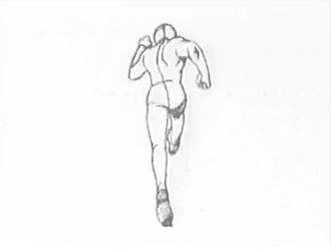 animated genga running yoshiyuki_sadamoto Running From Behind Reference, Running Animation Gif, Running Animation Reference, Manga Running, Running Reference, Run Animation, Running Animation, Running Drawing, Yoshiyuki Sadamoto