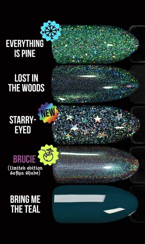 Holo Taco, Lost In The Woods, Starry Eyed, Creative Nails, Nail Lacquer, Artsy Fartsy, Glitter Nails, Stylish Nails, Nails Inspiration