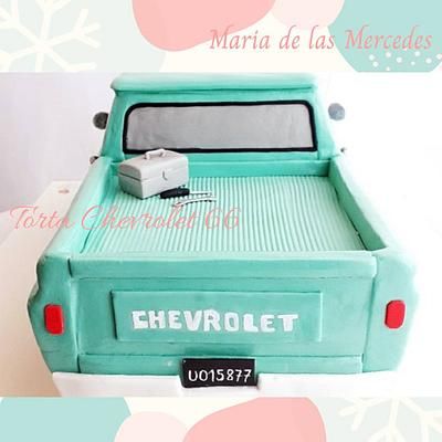 Chevrolet 66 Pickup cake Chevy Truck Birthday Cake, Semi Truck Cakes, Old Chevrolet, Truck Birthday Cake, Car Cakes, Truck Birthday Cakes, Truck Cake, Truck Cakes, Chevrolet Truck