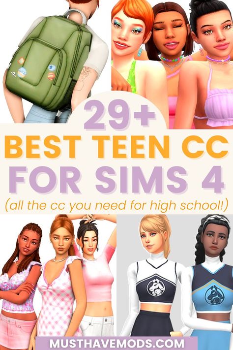 sims 4 teen cc Sims 4 Teen Mods, Sims 4 Teen Cc, Cc For Sims 4, Aesthetic Sims, Los Sims 4 Mods, Sims 4 Challenges, Sims 4 Cas Mods, Sims Packs, Muebles Sims 4 Cc