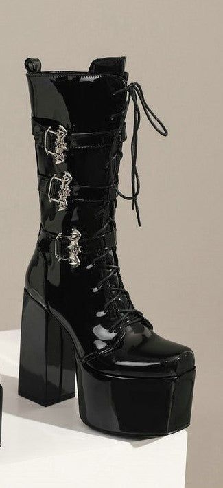 Punk Platform Boots, High Platform Boots, Wedges Boots, Goth Shoes, Goth Boots, Gothic Boots, Lightweight Boots, Dr Shoes, Cute Shoes Heels