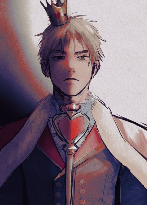 Aph England, Hetalia England, Hetalia Anime, Hetalia Fanart, Hetalia Axis Powers, Heart Themed, King Of Hearts, Heart Drawing, Queen Of England