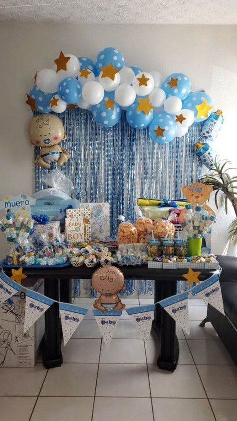 50+ Best DIY Baby Shower Backdrop Ideas | HubPages Diy Baby Shower Backdrop, Shower Backdrop Ideas, Baby Shower Backdrop Ideas, Unique Baby Shower Decorations, Fiesta Shower, Indian Baby Showers, Baby Boy Decorations, Unisex Baby Shower, Shower Backdrop