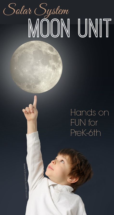 Moon For Kids, Solar System Unit, Moon Unit, Projects Science, 123 Homeschool 4 Me, Moon Activities, 1st Grade Science, First Grade Science, Education Science