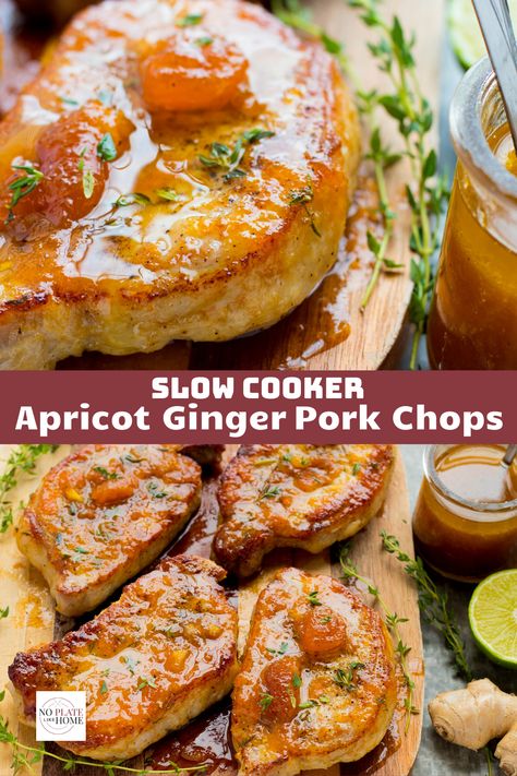 Pork Chop Apricot Preserves, What To Make With Apricot Preserves, Apricot Pork Chops Crock Pot, Pork Chops With Apricot Preserves, Pork And Apricot Recipes, Recipes Using Apricot Preserves, Pork Chop Recipes With Fruit, Recipes With Apricot Preserves, Recipes With Apricots