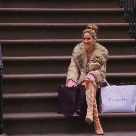 #satc #sexandthecity #season3 #whentheressmoke #jimmychooandchristiandior #shoes #carriebradshaw #LivethDesigns (I screen capped this so if you use it please use my hashtag! Sharing is caring!) Carrie Bradshaw, The City, A Woman, On Twitter, The World, Twitter, On Instagram, Instagram