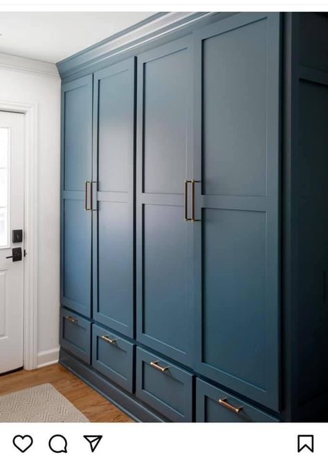 Blue Grey Wardrobe Bedroom, Navy Blue Wardrobe Bedroom, Dark Blue Wardrobe, Blue Cupboards Bedroom, Navy Wardrobe Bedroom, Blue Closet, Wood Wardrobe Bedroom, Blue Wardrobe, Blue Fitted Wardrobes