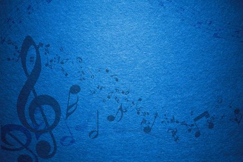 Ppt Wallpaper, Airi Sakura, Notes Wallpaper, Notes Background, Music Notes Background, Wallpaper Plain, Music Wallpapers, Blue Music, Blue Notes