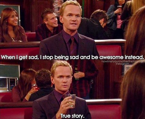 How i met your mother en Instagram: “{2x1} True story😎😎 Follow @himymshow for more TV Series - How I Met Your Mother . . . . #howimetyourmother #himym #himymedit #himymquotes…” Barney Stinson Meme, Legendary Barney, Barney Stinson Quotes, Ted Quotes, Barney Stinson, Reaction Memes, How I Met Your Mother, Be Awesome, Im Awesome