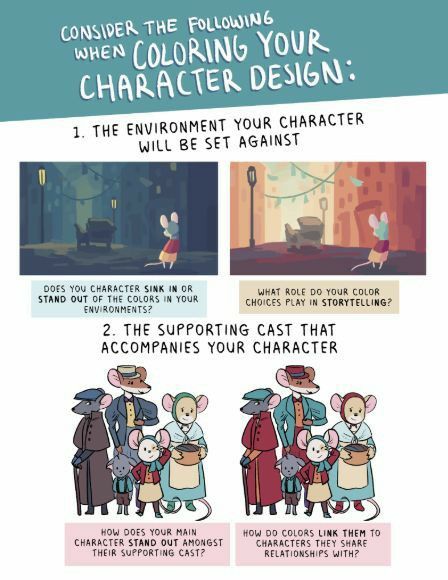 How To Color Characters, Character Design Guide, Good Character Design Tips, How To Design A Character, Color Character Design, Coloring Character, Character Design Color, How To Draw Characters, Comic Tips