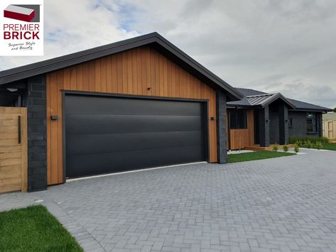 Driveway Paving Ideas, House Exterior Cladding, Pavers Driveway, Estate Mansion, Wood Cladding Exterior, Paving Driveway, Garden Ideas Driveway, Character Homes, Driveway Pavers