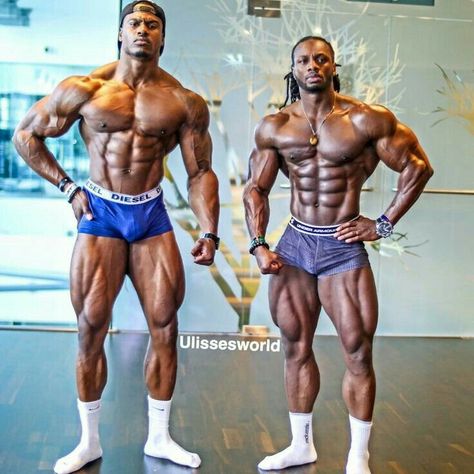 Simeon Panda and Ulisses Williams Jr. Simeon Panda, Jeff Seid, Body Builders, Muscle Boy, Heath And Fitness, Gymshark Women, Love Fitness, At Home Workout Plan, Body Builder