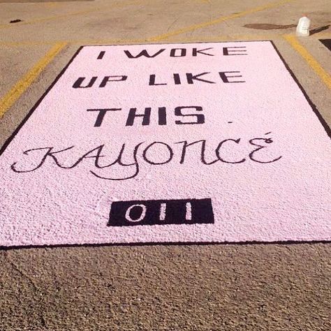 Senior parking spot #beyonce Senior Parking Spots Butterfly, Life Is Good Senior Parking Spot, Iconic Senior Parking Spots, Best Senior Parking Spots, Chalking Senior Parking Spots, Parking Lot Painting, Parking Spot Painting, Parking Spot, Parking Space