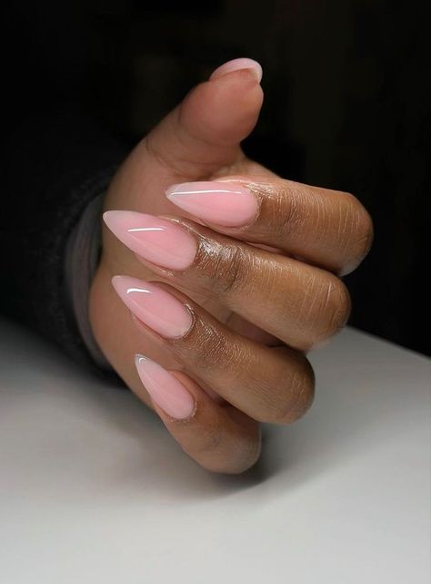 Pink Almond Nails, Elegant Touch Nails, Opi Gel Nails, My Identity, Subtle Nails, Dope Nail Designs, Short Square Acrylic Nails, Acrylic Nails Coffin Pink, Neutral Nails