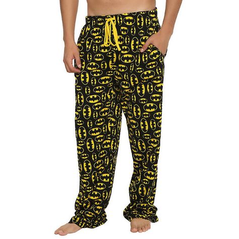 DC Comics Batman Logo Print Guys Pajama Pants Hot Topic ($16) ❤ liked on Polyvore featuring intimates, sleepwear, pajamas, cotton sleepwear, cotton pjs, cotton pyjamas, cotton pajamas and pj pants Batman Pj Pants, Batman Pjs, Batman Pajama Pants, Fuzzy Pj Pants, Batman Pajamas, Shopping List Clothes, Dream Things, Cool Girl Outfits, Chocolate Pancakes