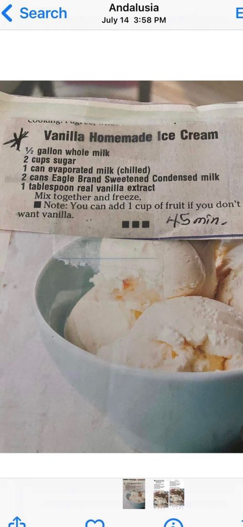 Homemade Ice Cream Sweet Condensed Milk, Pampered Chef Ice Cream Recipe, 1980s Recipes, Mason Jar Ice Cream Recipe, Soft Serve Ice Cream Recipes, Cold Sweets, Homemade Vanilla Ice Cream Recipe, Homemade Ice Cream Recipes Machine, Ninja Ice Cream Recipe