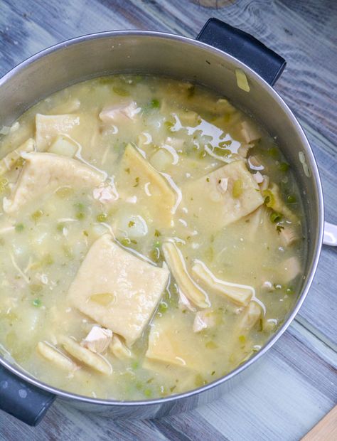 Pennsylvania Dutch Chicken Pot Pie Chicken And Frozen Dumplings, Pennsylvania Dutch Chicken Pot Pie, Dutch Chicken Pot Pie, Best Chicken And Dumplings, Pennsylvania Dutch Recipes, Instant Pot Freezer Meals, Chicken Dumplings Recipe, Crockpot Chicken And Dumplings, Dumpling Dough