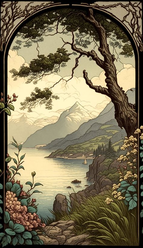 Our Nouveau art collection offers a stunning selection of artwork that draws inspiration from the Art Nouveau movement of the late 19th and early 20th centuries. Each piece features intricate and elegant designs, characterized by flowing lines, organic forms, and richly detailed patterns. From classic posters to decorative prints, our Nouveau art collection offers something for every taste and style. Whether you're looking for a statement piece to anchor your living room or a subtle addition to your bedroom decor, our collection has you covered. Our Nouveau art prints are available in a variety of sizes and formats, allowing you to customize your wall art to suit your specific needs. Choose from framed or unframed prints, or opt for a canvas print for a more textured and dimensional look. Classic Posters, Motifs Art Nouveau, Illustration Art Nouveau, Art Nouveau Illustration, Art Nouveau Poster, Nouveau Art, Organic Forms, Elegant Designs, Art Movement