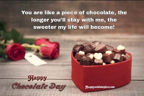 Chocolate Day 2023 Wishes, Text, SMS & Message | Wishes Pics Happy Chocolate Day Wishes, 2023 Wishes, Happy Anniversary My Love, Happy Chocolate Day, Chocolate Roses, Chocolate Swirl, Chocolate Day, Sms Message, Happy Wishes