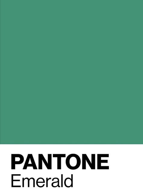 Emerald Green Pantone, Yellow Pantone, Pantone Color Of The Year, Color Chip, Emerald Color, Color Of The Year, Pantone Color, Jewel Tones, Color Theory