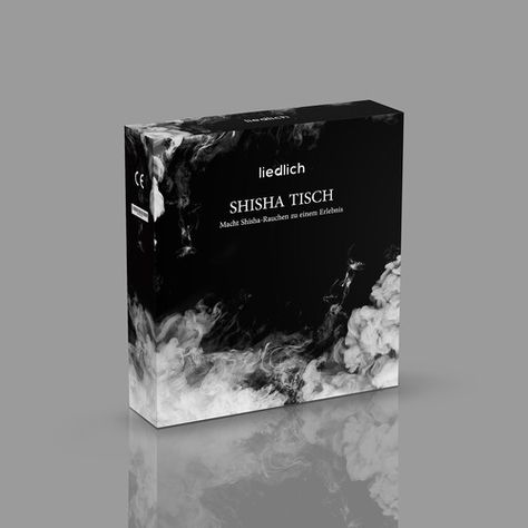 Product packaging for hookah (/shisha) table in simple and clean design (black/white) | Product packaging contest | 99designs Packaging Boxes Design, Packaging Box Design, Custom Product Packaging, Boxes Design, Organic Packaging, Perfume Box, Black Packaging, Perfume Packaging, Branding Design Packaging