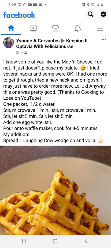 Optavia Fueling Hacks Mac And Cheese, Optavia Mac N Cheese Fueling Hacks, Optavia Mac And Cheese Fueling Hack, Optavia 5 1 Plan, Lean Dinners, Cheese Waffles, Lean Protein Meals, Low Carb Low Fat Recipes, Lean And Green Meals