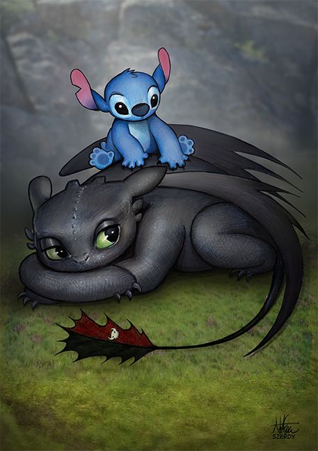 Dragon Clothes, Toothless And Stitch, Stitch Tattoo, Dragons Clothes, Lilo And Stitch Drawings, Stitch Drawing, Ohana Means Family, Stitch Pictures, Stitch And Angel