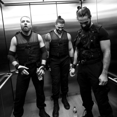 Go behind the scenes for The Shield's Final Chapter: photos | WWE Shield Wwe, Roman Reigns Dean Ambrose, Wwe Dean Ambrose, The Shield Wwe, Wrestling Team, Wwe Superstar Roman Reigns, Wwe Pictures, Eric Johnson, Jon Moxley