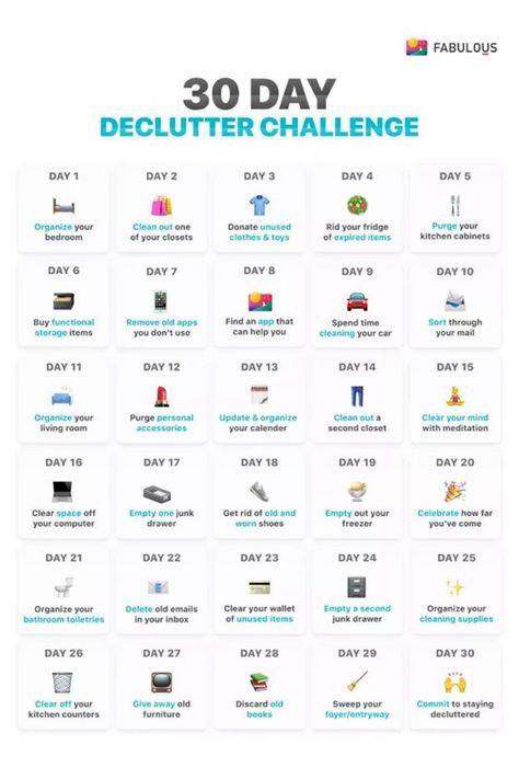 30 Day Declutter Challenge, 30 Day Declutter, Old Apps, Declutter Challenge, Happy March, Squat Challenge, Organize Declutter, Simple Life Hacks, Declutter Your Home