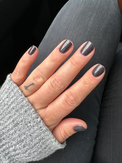 Essie Home By 8, Peak Show Essie, Essie Sheer Silhouette, Essie Black Nail Polish, Essie Electric Geometric, Essie Transition Piece, Essie Colors, Nail Looks, Black Nail Polish