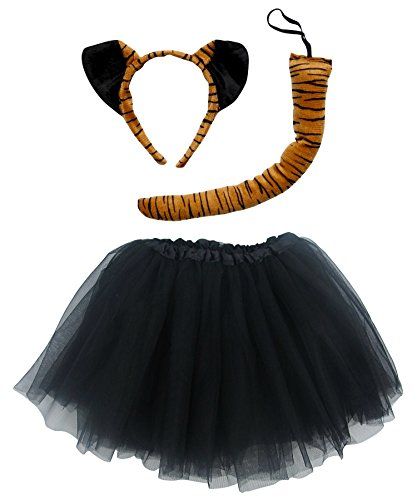 Tiger Costume Diy, Halloween Tutu Costumes, Toddler Costumes Girl, Black Tutu Skirt, Skirt Costume, Tiger Costume, Plus Size Halloween Costume, Black Tutu