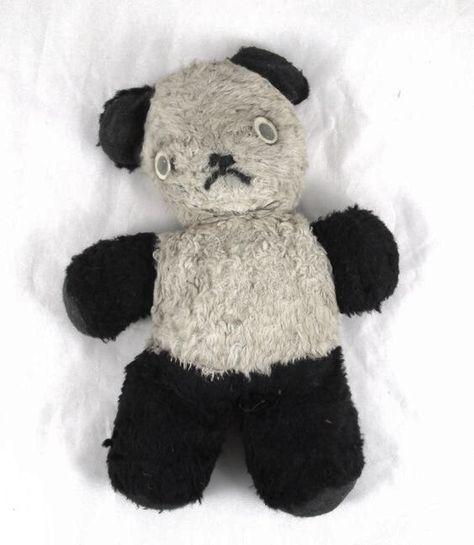 Hannah Hoch, Panda Teddy, Panda Teddy Bear, Stuffed Teddy Bear, Old Teddy Bears, River Canyon, Bear Hugs, Black River, Reference Art