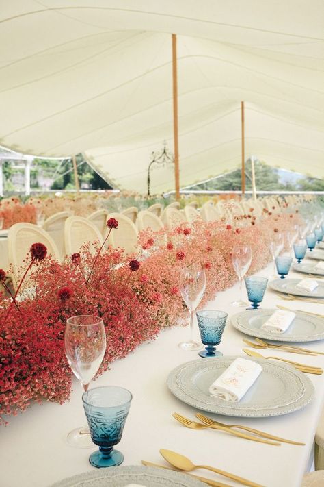 blue glassware Vogue Wedding, Lake Como Wedding, Table Set Up, Long Table, Deco Floral, Pakistani Wedding, Wedding Gallery, Lake Como, Place Settings