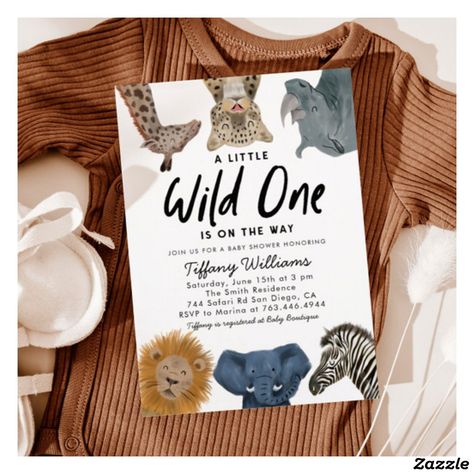 Baby Shower Garcon, Neutral Baby Shower Invitations, Baby Girl Shower Invitations, Baby Boy Shower Invitations, Baby Shower Safari Theme, Safari Baby Shower Invitations, Animal Baby Shower Invitations, Boy Shower Invitations, Gender Neutral Baby Shower Invitations