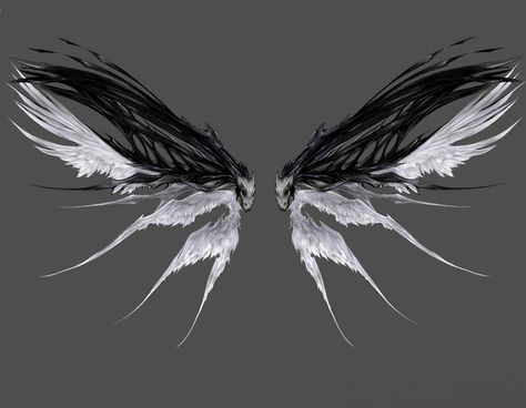 Aion Wings, Wings Inspiration, 천사와 악마, Magic Wings, Demon Wings, Arte Grunge, Wings Drawing, Super Powers Art, Dark Wings