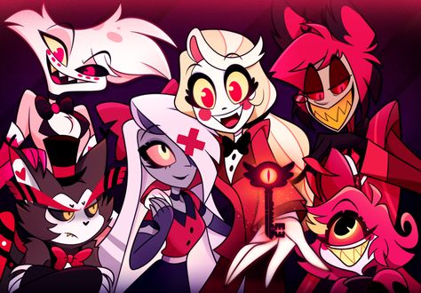 Happy 3rd Anniversary, Unique Iphone Wallpaper, Best Cartoons Ever, Hazbin Hotel Charlie, Hotel Trivago, Alastor Hazbin Hotel, Vivziepop Hazbin Hotel, Hotel Art, Cartoon Shows