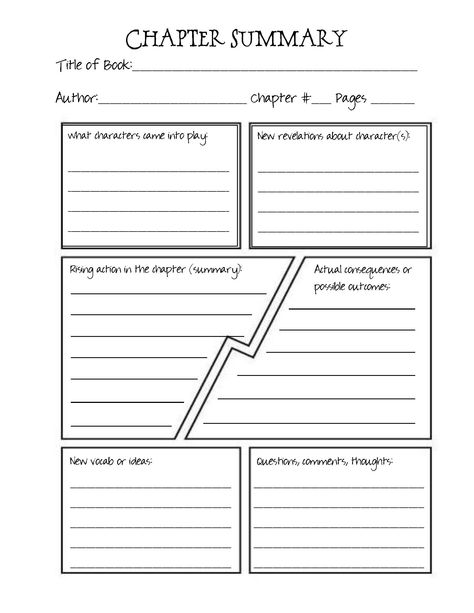 Book Notations, Chapter Summary Template, College Essay Topics, Plan Lector, Reading Journal Printable, Summary Template, Teacher Printables, Creative Prompts, Book Review Template