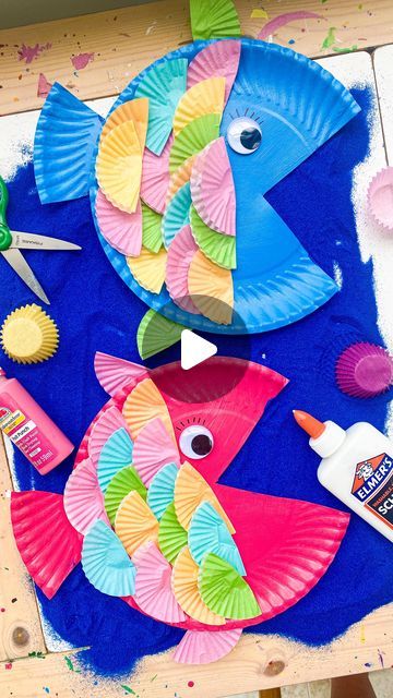 Deena Keller on Instagram: "Plate Fish Craft🐠 follow @abcdeelearning for more kids ideas" Beach Crafts For Kids Preschool, K4 Crafts, Plate Fish Craft, Fish Crafts For Kids, Ocean Crafts For Kids, Summer Art Activities, Beach Crafts For Kids, Ocean Animal Crafts, Fish Craft