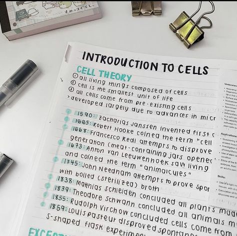 Cell Theory Notes, Alevel Motivation, Handwriting Inspo, Science Infographics, Cell Theory, Handwriting Ideas, Notes Inspo, Note Taking Tips, Note Ideas