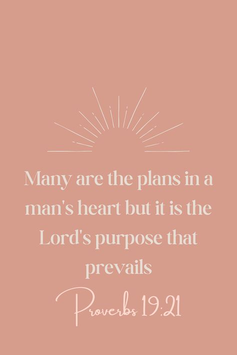 Bible verse | Scripture quote | Jesus | Christian lifestyle | verses about plans | Christianity | faith | Bible motivation | quotes encouragement | inspirational quotes | Christian inspo | Christian inspiration | verses about purpose Many Are The Plans In A Man's Heart, Bible Verse For Men Encouraging, Men’s Bible Verse, Proverbs 19 21 Wallpaper, Proverbs 19:21, Gods Hands, Bible Verse Proverbs, Proverbs 19 21, Motivational Scriptures