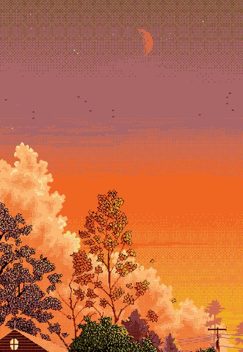 Macbook Wallpaper Aesthetic, Beau Gif, Pixel Art Landscape, Piskel Art, Pixel Art Background, Pixel Animation, Arte 8 Bits, 8bit Art, Cool Pixel Art