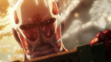 On That Day, Humanity Received a Grim Reminder | Know Your Meme Colossal Titan, Titan Shifter, Anime Dubbed, Attack On Titan Episodes, Female Titan, Psi Nan, Shot Book, Akaashi Keiji, Japanese Fan