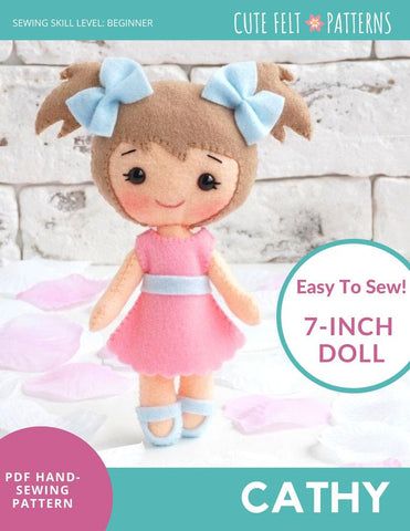 Felt Doll Tutorial, Handmade Dolls Patterns, Felt Doll Pattern, Summer Calendar, Felt Doll Patterns, Felt Toys Patterns, Doll Patterns Free, Doll Clothes Patterns Free, Baby Doll Pattern